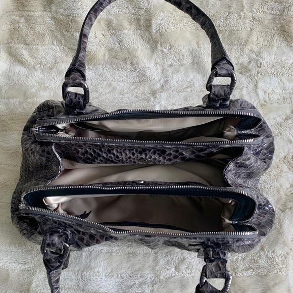 Stuart Weitzman Reptile Skin Shoulder Bag - Picture 5 of 10